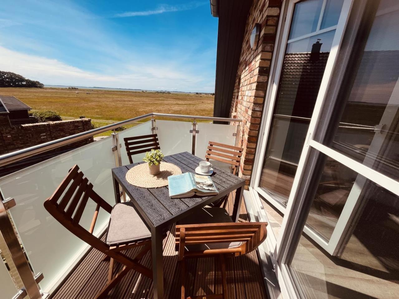 Holmblick - Boddenblick, Balkon, 2 Schlafzimmer, 4 Personen Born Extérieur photo